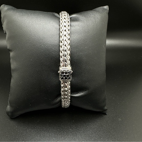 John Hardy Bracelet with Black Sapphires - Picture 2 of 5